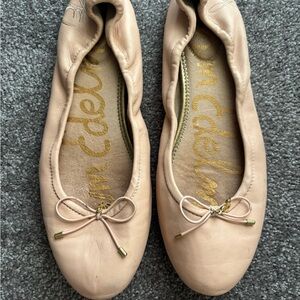 Sam Edelman Women's Ballet Flats nude pink 10.5 euc